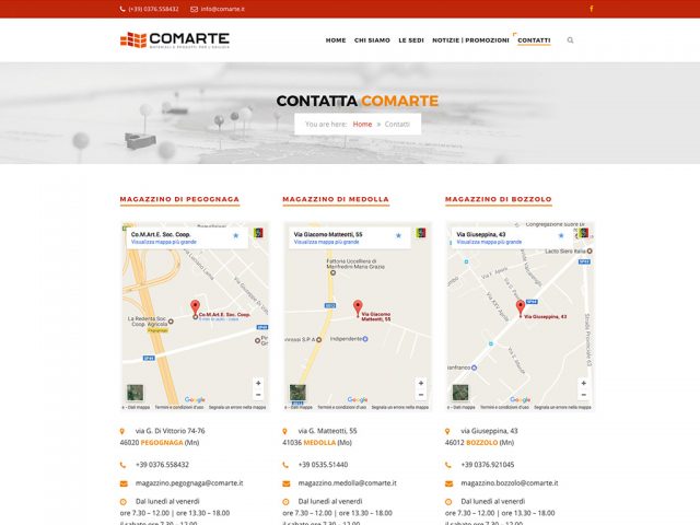 COMARTE | Un nuovo sito MADEINPEGO